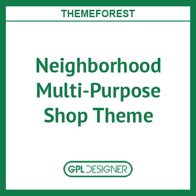 Neighborhood Responsive Multi Purpose Shop Theme