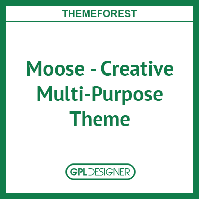 Moose Creative Multi Purpose Theme