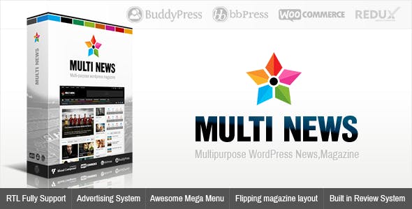 Multinews Magazine WordPress Theme
