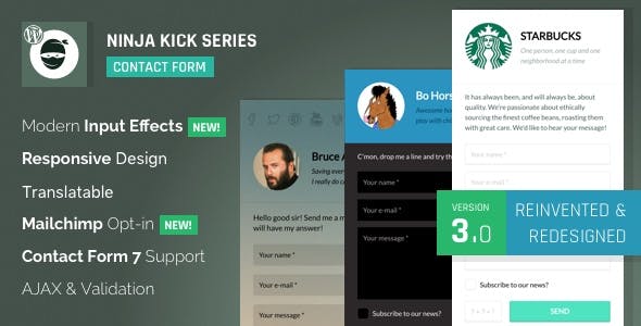 Ninja Kick WordPress Contact Form