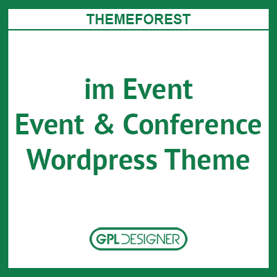 Im Event Event & Conference Wordpress Theme