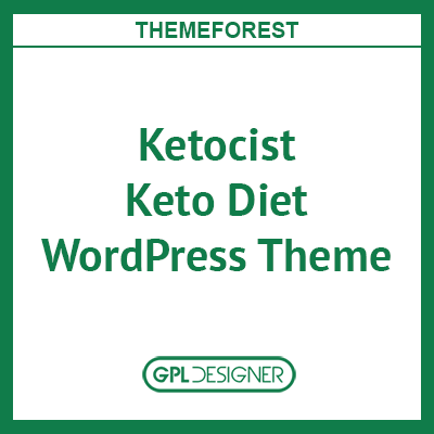 Ketocist – Keto Diet WordPress Theme