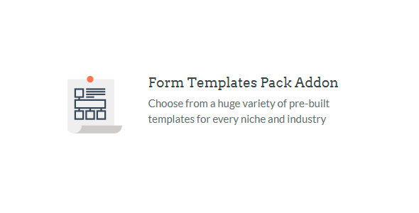 WPForms – Form Templates Pack Addon