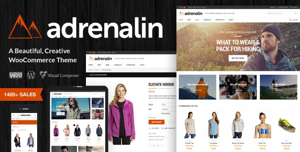 Adrenalin WooCommerce Wordpress Theme
