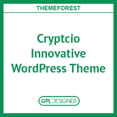 Cryptcio Innovative WordPress Theme