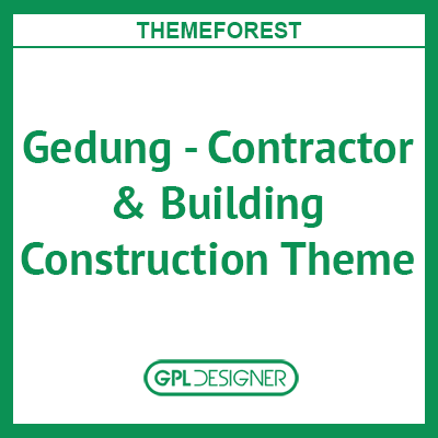 Gedung - Contractor & Building Construction Theme