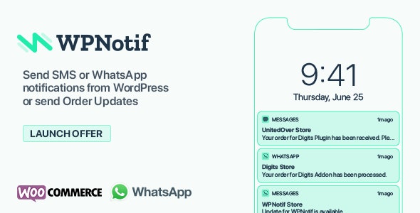 WPNotif SMS WhatsApp Notifications