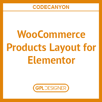 WooCommerce Products Layout For Elementor