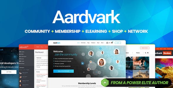 Aardvark Bussypress Comunnity Wordpress Theme