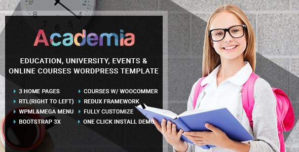 Academia Center WordPress Theme