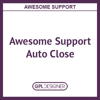 Awesome Support Auto Close