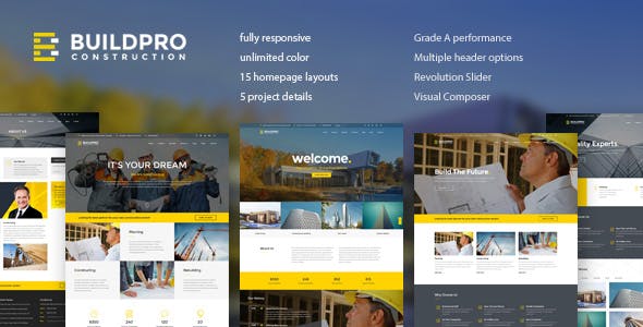 BuildPro Business and Construction Theme