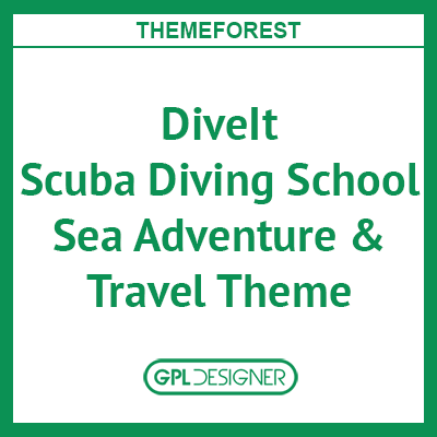 DiveIt Scuba Diving School, Sea Adventure & Travel WordPress Theme
