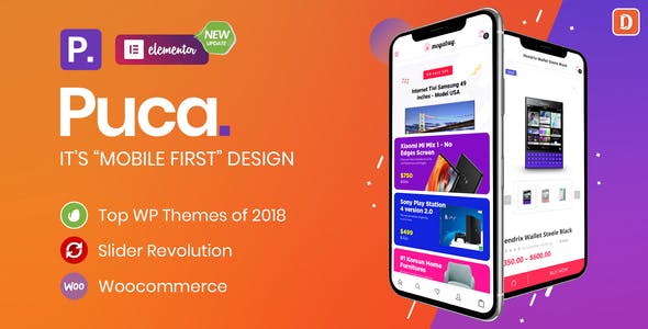 Puca Mobile WooCommerce Theme