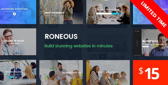 Roneous Creative WordPress Theme