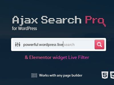 Ajax Search Pro Wordpress Plugin