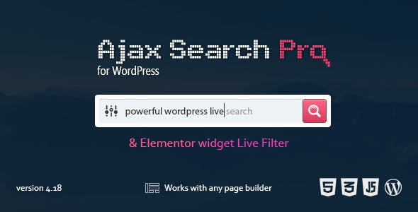 Ajax Search Pro Wordpress Plugin