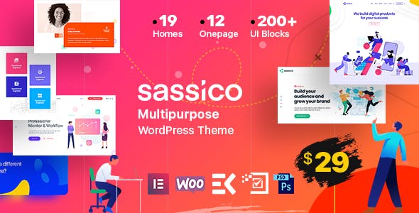 Sassico Saas Startup Agency Theme