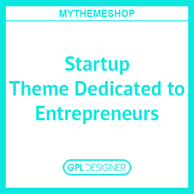 Startup Theme Dedicated To Entrepreneurs