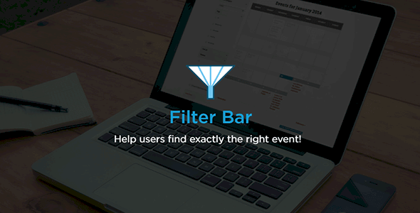 The Events Calendar Pro Filter Bar