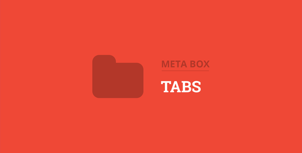 Meta Box Tabs Extension