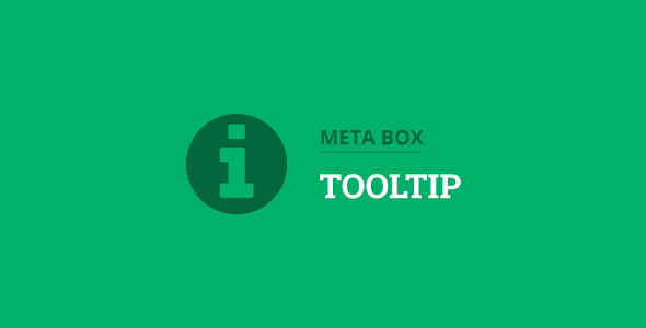 Meta Box Tooltip Extension