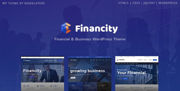 Financity Business Financial Finance WordPress