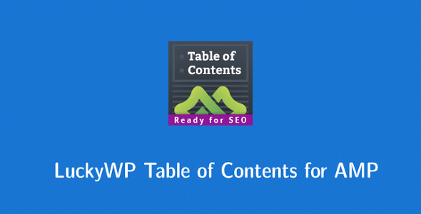 LuckyWP Table of Contents for AMP