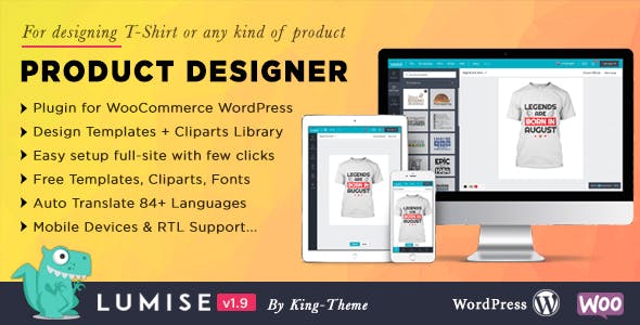 Lumise Product Designer for WooCommerce