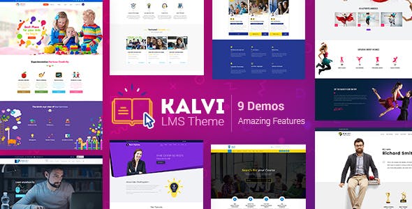 Kalvi LMS Education Wordpress Theme