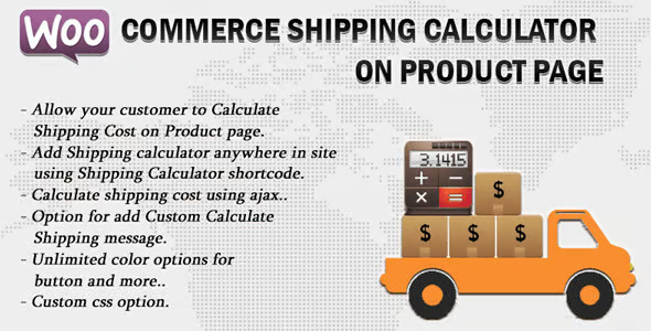 Woocommerce Shipping Calculator On Product Page