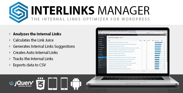Interlinks Manager Plugin for Wordpress