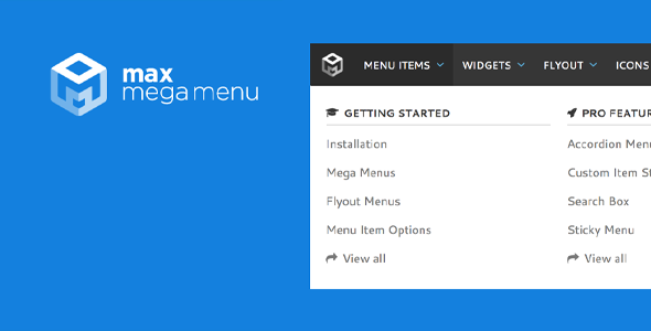 Max Mega Menu Wordpress Plugin