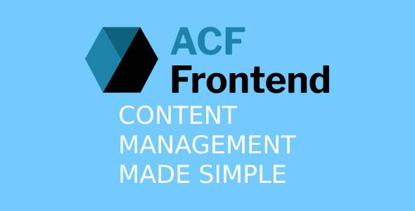 ACF Frontend For Elementor Pro