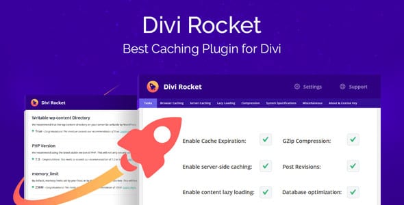 Divi Rocket Nulled Best Caching Plugin For Divi