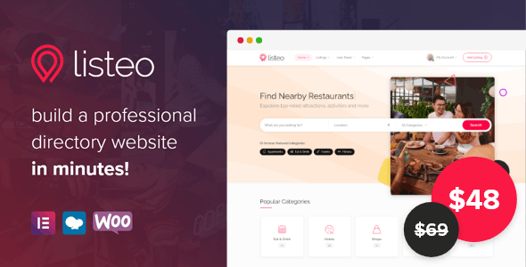 Listeo Directory And Listings Theme