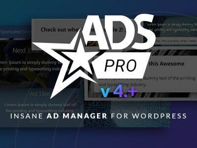Ads Pro Plugin Advertising Manager
