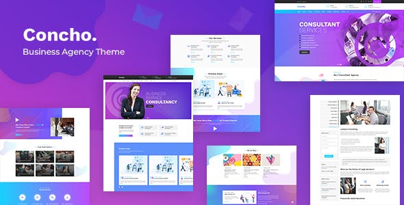 Concho - Consulting Services WordPress Theme