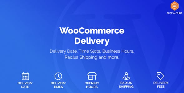 WooCommerce Delivery Date Time Slots