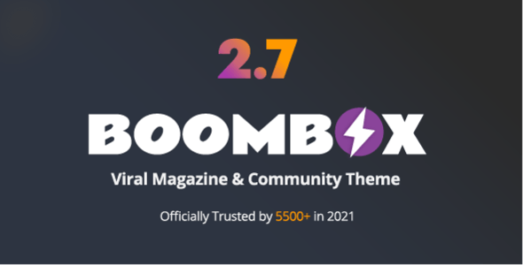 Boombox Viral Magazine Wordpress Theme