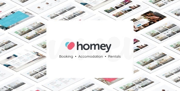 Homey Booking and Rentals Theme
