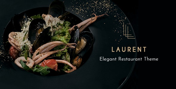 Laurent Elegant Restaurant Theme
