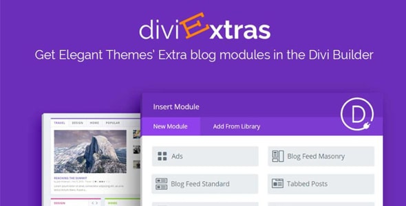 Divi Extras Blog Modules for Divi