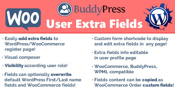 User Extra Fields Plugin