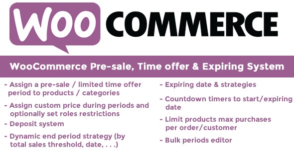 WooCommerce Pre sale Time And Expiring