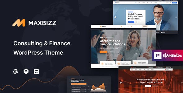 Maxbizz Consulting And Financial Theme