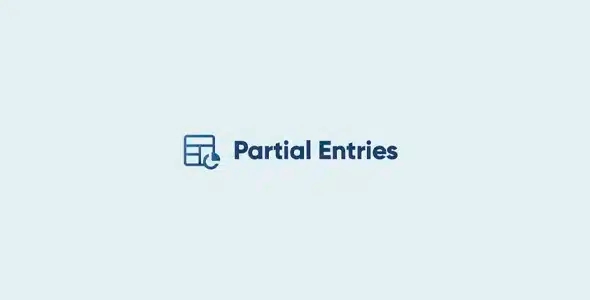 Gravity Forms Partial Entries