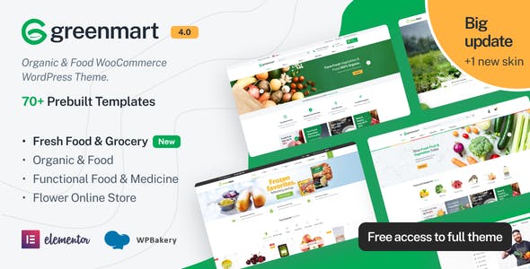 GreenMart Organic WooCommerce Theme