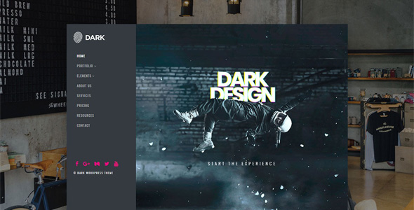 Visual Modo Dark Wordpress Theme