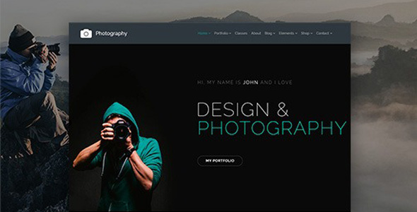 Visual Modo Photography Wordpress Theme